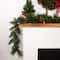 9ft. Artificial White Valley Pine With Pine Cones Garland